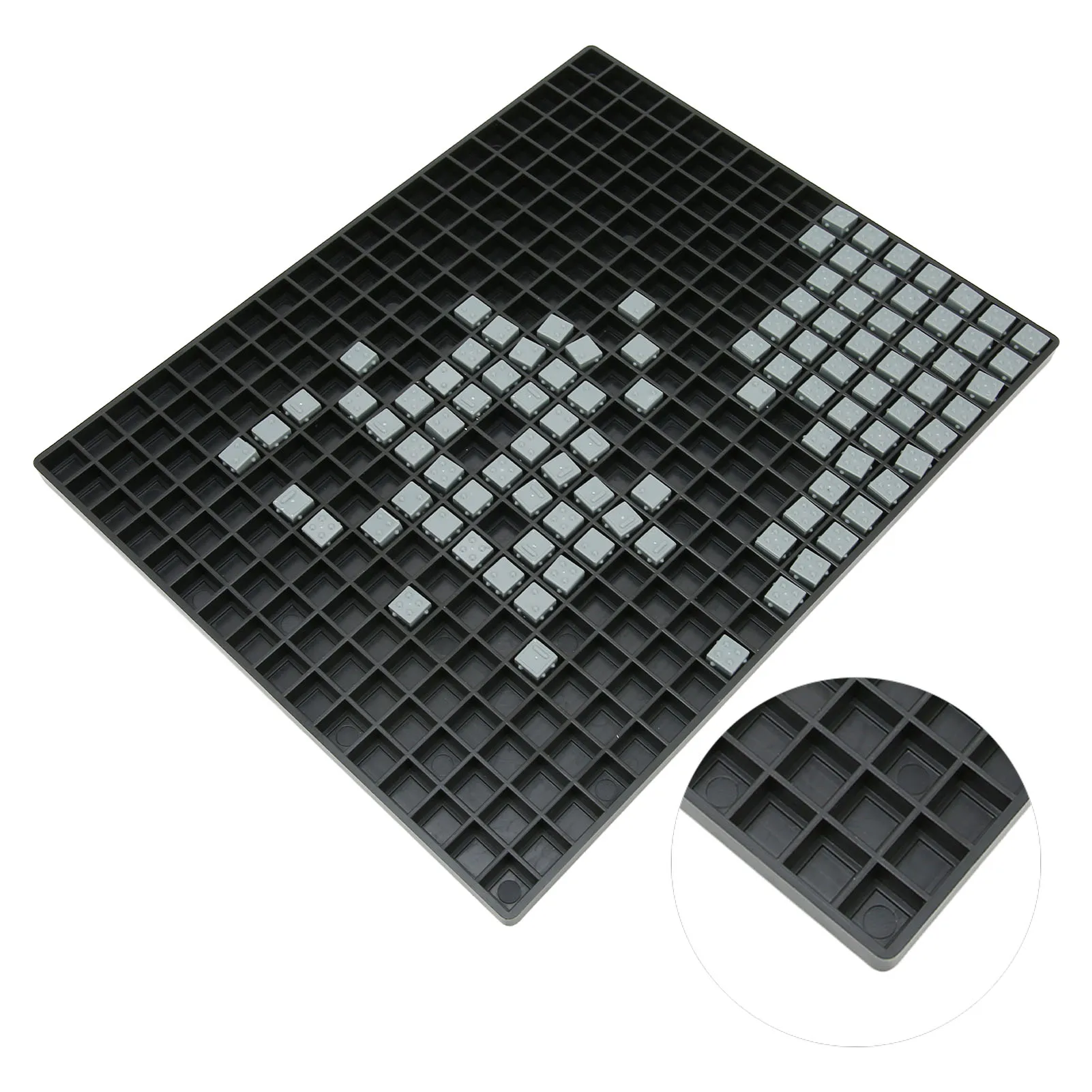 Arithmetic Educational Board Arithmetic Board Home School Math Counting Educational Teaching Aid with Dice for Blind People