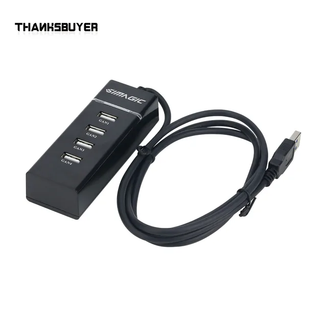 Simagic USB Hub USB3.0 Splitter Multi-function 1 in 4 Out USB Hub for Simagic Alpha Base 3