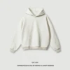 Custom LOGO2024 Autumn Winter 345G Heavy Loose Casual Fleece Thickened Sweater Sweatpants Men's Two-piece Set Zipper Pocket 5