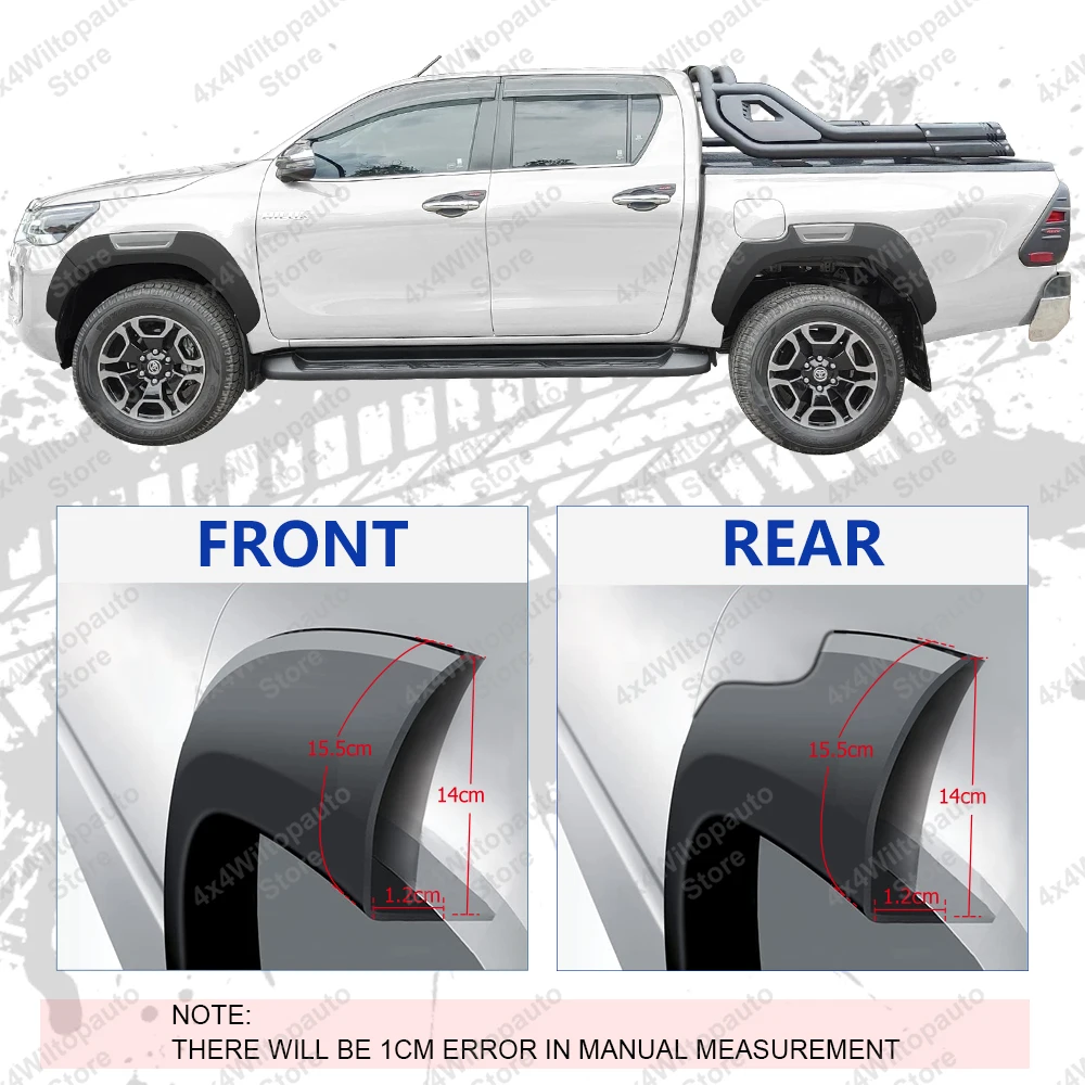 Pare-boue D'aile Avant Droite Pour Toyota Hilux 2011-2015 - Pièce Aftermarket Neuve
