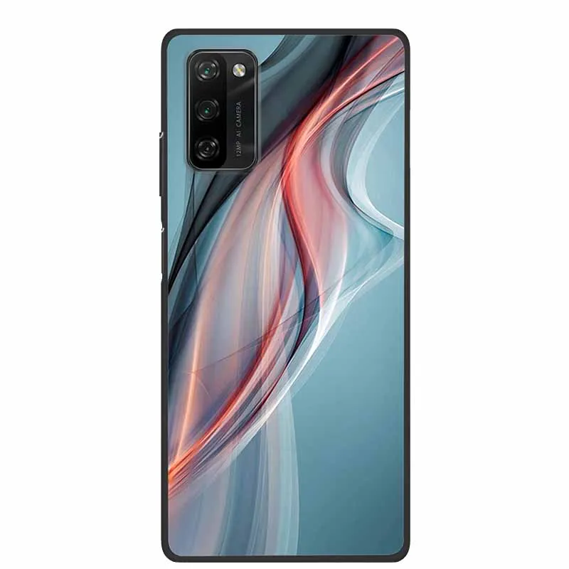 Stylish Black Silicone Phone Case - 6.67 Fashion Soft Back Cover