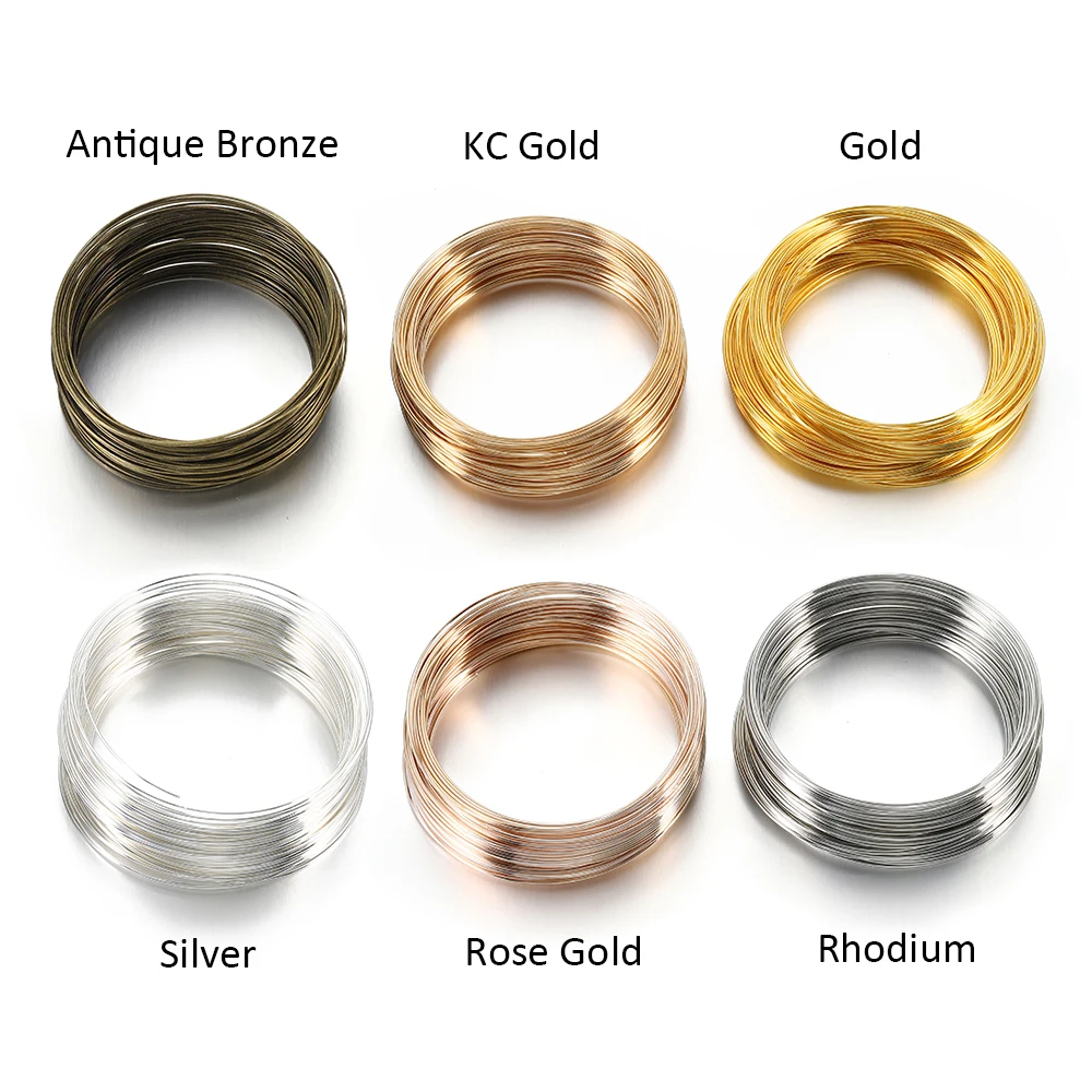 Enhanced Product Title: Versatile Steel Wire Loops for Jewelry and Bracelet Crafting - Pack of 100