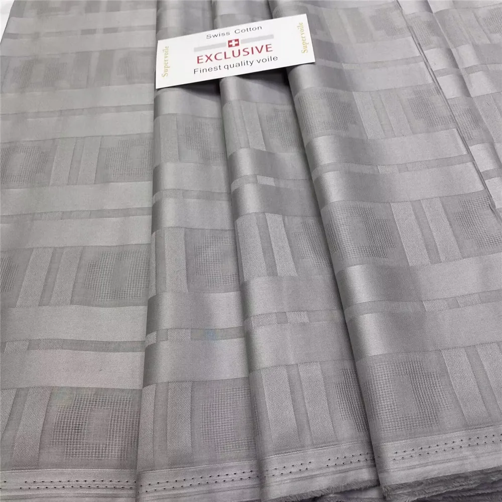 

SWISS Premium Cotton Africa 2024 Latest Design Solid Color Cotton Premium Fabric ML6R470