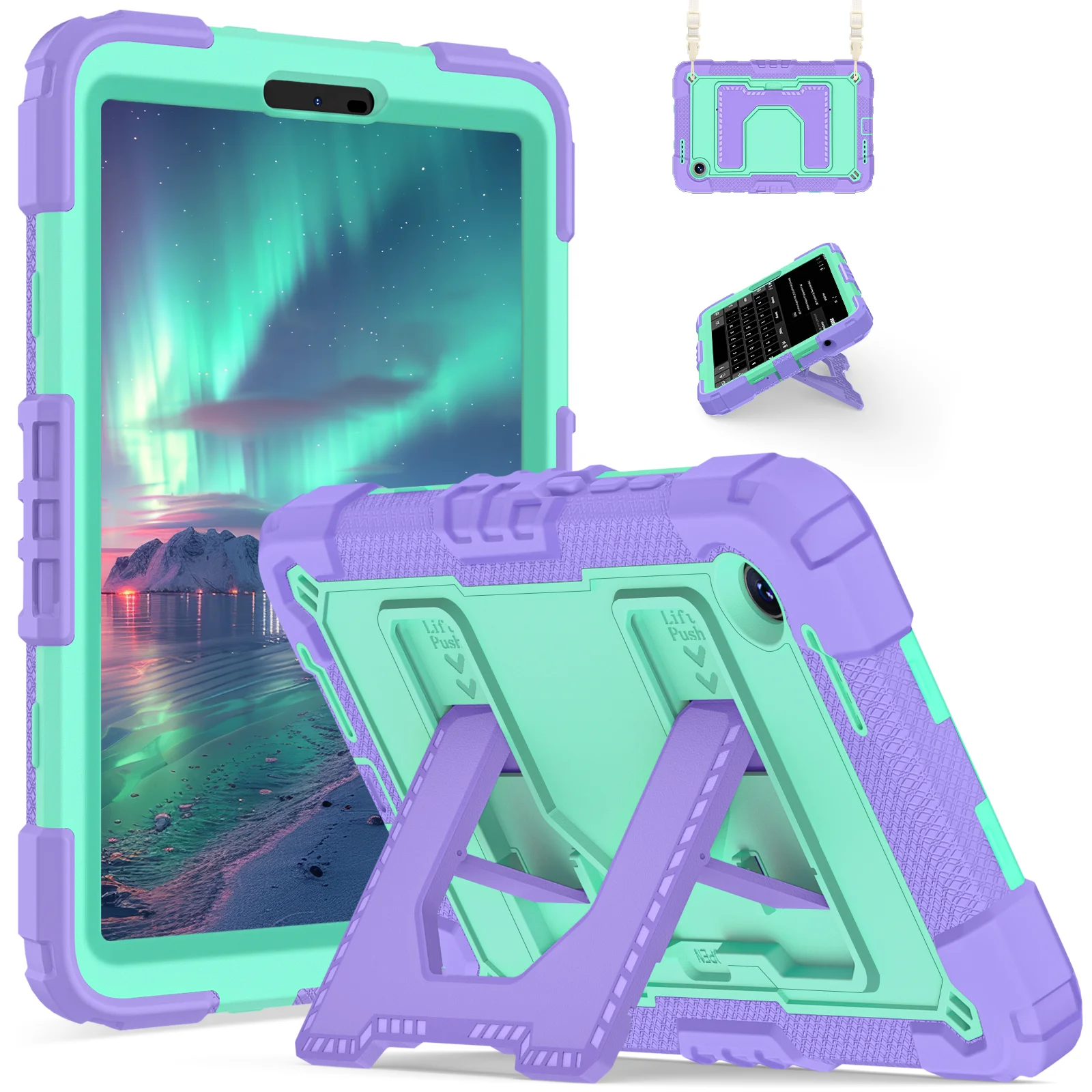 Enhanced Rugged Armor Stand Tablet Cover, 8.7 Inch