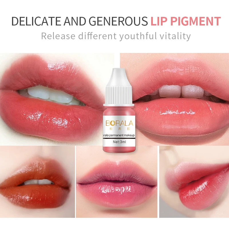 Henna Lip Tattoo Inks for Microblading Organic Semi Permanent Makeup Pigment Hypoallergenic PMU Ash Grey Eyebrow Tattoo Supplies tattoo ink tattoo ink pigment tattoo ink kit