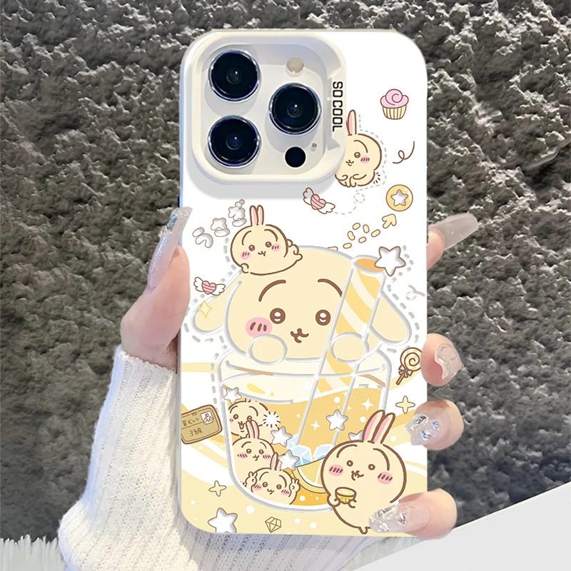 Adorable Cartoon C-Chiikawas Anti-Fall Matte Phone Case