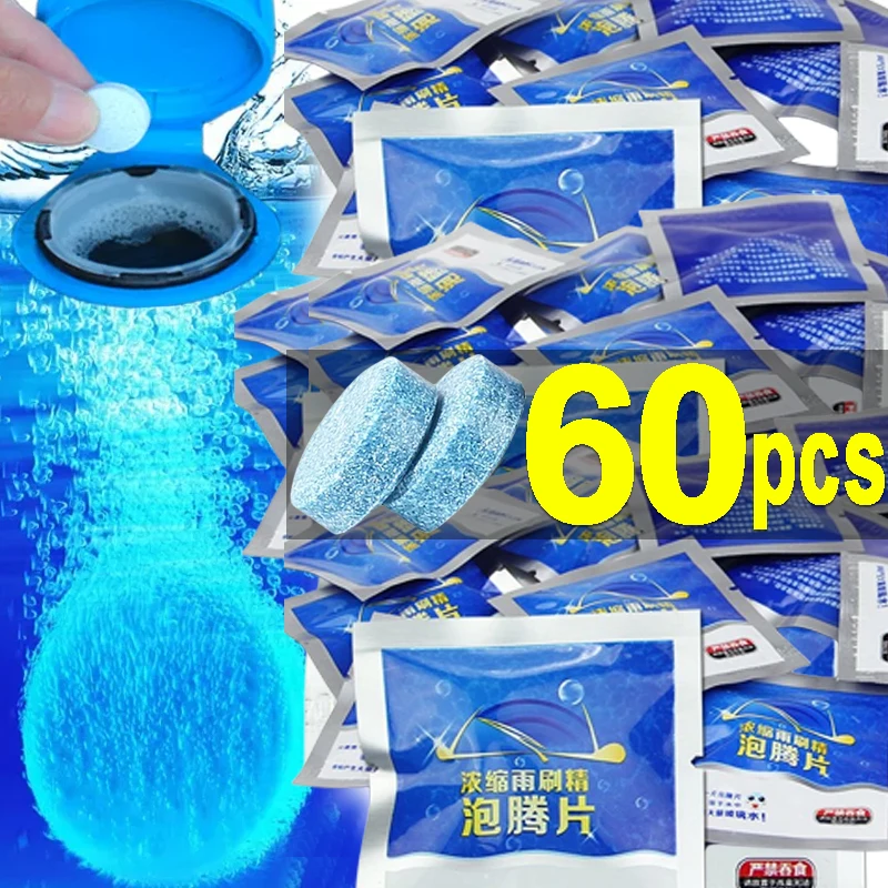 Car Windscreen Wiper Solid Cleaner Effervescent Tablets Cleaning Universal Windshield Window Glass Water Dust Washing Cleaner