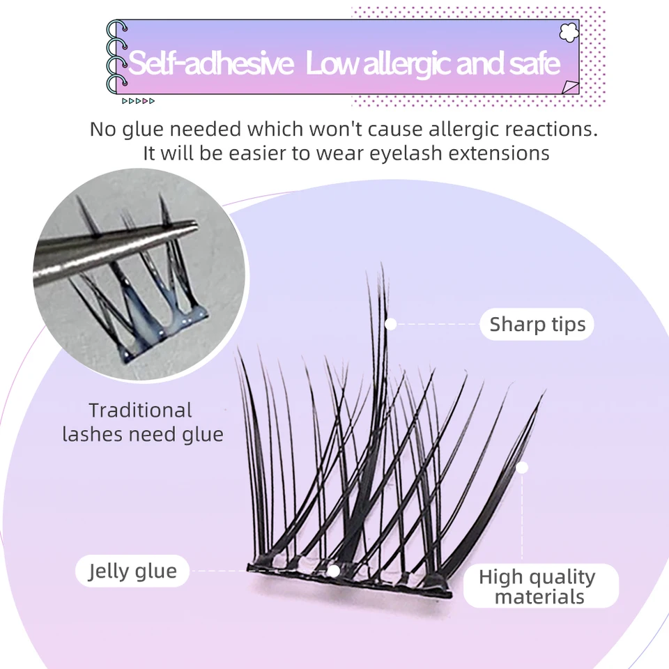 Self Adhesive Reusable Soft Mink Eyelashes