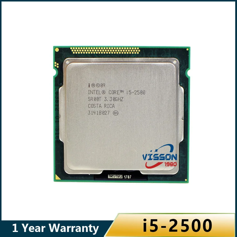 Original Intel i5 2500 Processor QuadCore 3.3GHz LGA 1155 TDP 95W 6MB Cache i52500