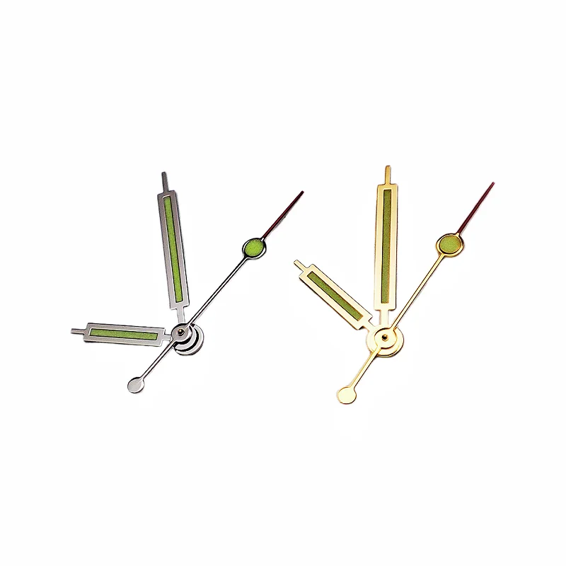 

Modified Watch Accessories Mechanical Gold Silver Pointer Green Luminous Watch Hands Fit For NH35/36/4R Movement