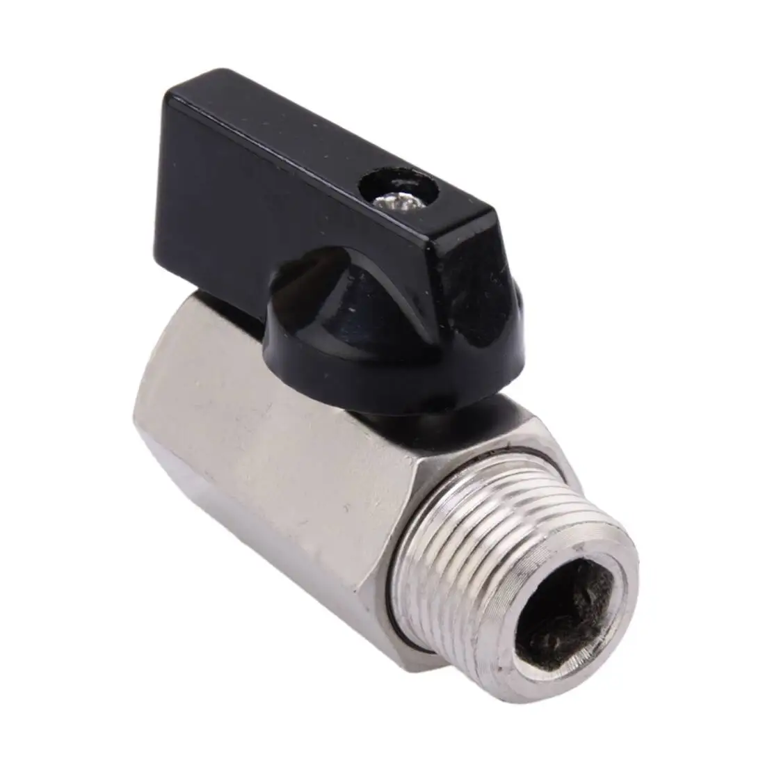 1/4'' Male To Female Mini Ball Shut-Off Switch Valve Carbon Steel