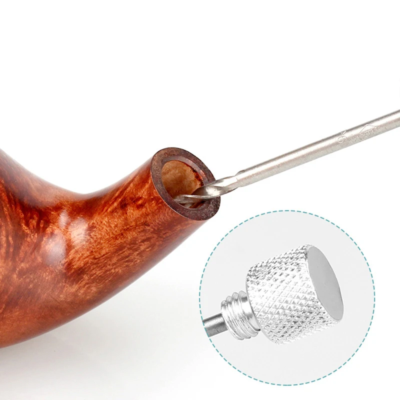 Steel 6 Accessories Tobacco Pipe Tool Reamer Scraper Metal Smoking Pipe  Carbon Remover Cleaner Cleaning Tools