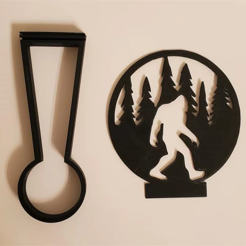 Bigfoot Shadow Caster Novelty terror Candle Holder Shadow Projectors Indoor Halloween Decoration