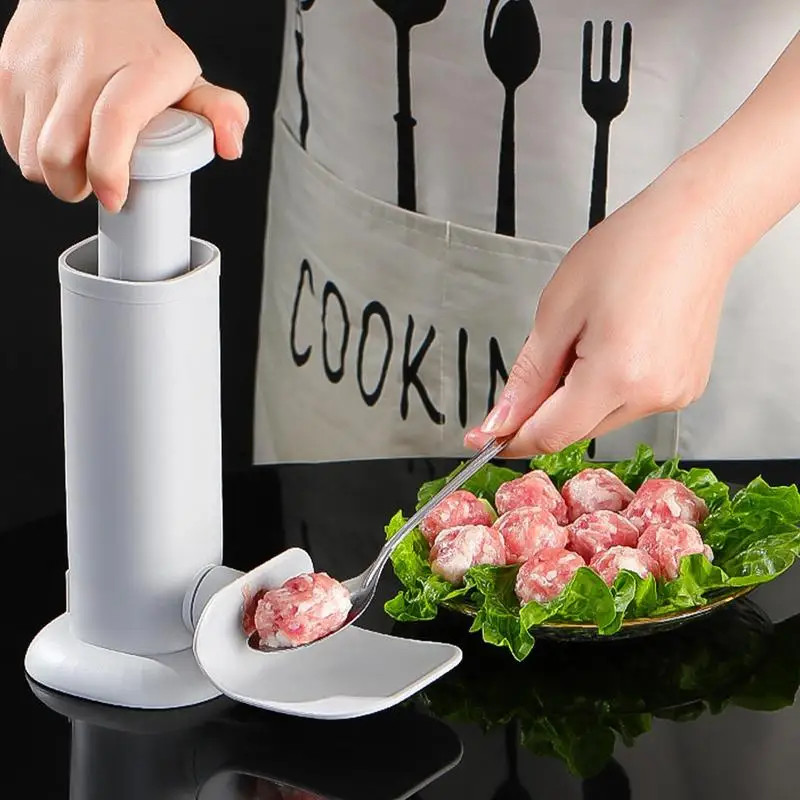Vertical Sausage Meat Stuffer 2 In 1 Manual Meatball Filler Sausage Maker Tool Homemade Meat Maker Kitchen Supplies sausage stuffer,meatball maker