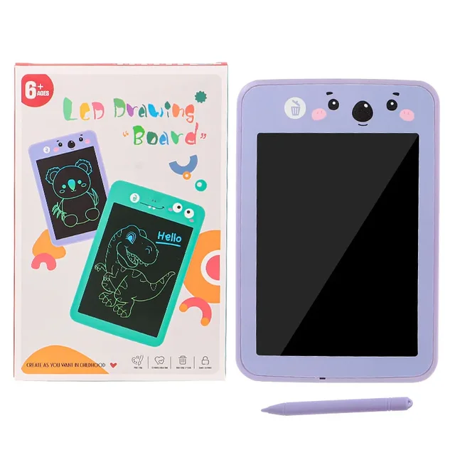 Cartoon Drawing Board LCD Handwriting Board Small Blackboard Graffiti Drawing Writing Board Children's Writing Tablet A7 4