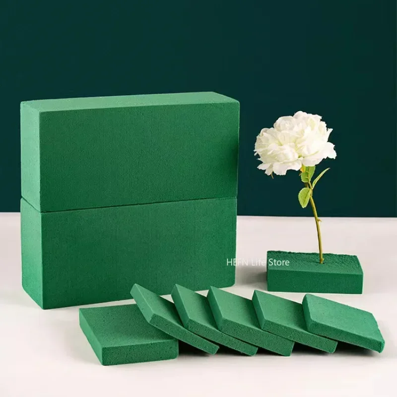Floral Foam Blocks for Fresh Flowers Arrangements, Dry and Wet Foam for Artificial or Fresh, 1Pc