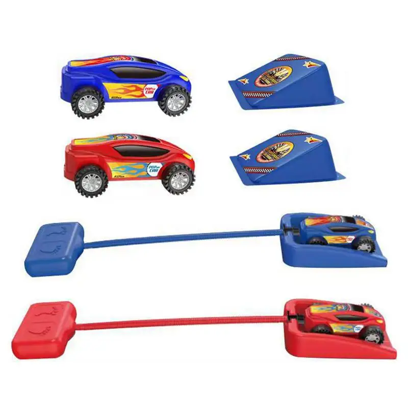

Пусковые автомобили для детей, креативные автомобили, игрушки с 2 пусковыми установками и 2 автомобилями с воздушным питанием, искусственные игрушки, подарок для мальчиков и девочек
