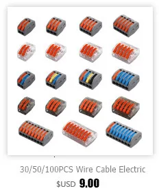 Description Picture 3 of item1PC Puncture Type Non Break Wire Piercing Terminal Block Within 220V Fastlock Quick Electrical Cable Unbreakable Crimp Connector