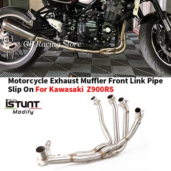 For Kawasaki Z900RS Z900 RS 2017-2020 Full Systems Motorcycle Exhaust Front Pipe Motorcross Slip on Escape Moto Modified