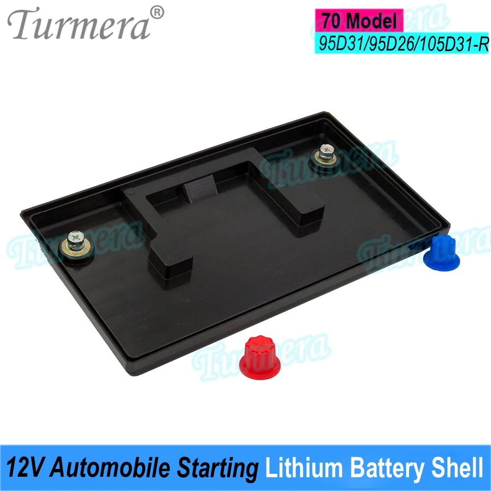 Turmera 12V 빈 배터리 상자 자동 자동차 시작 리튬 배터리 쉘 70 시리즈 95D31 95D26 105D31-L 납산 사용 교체