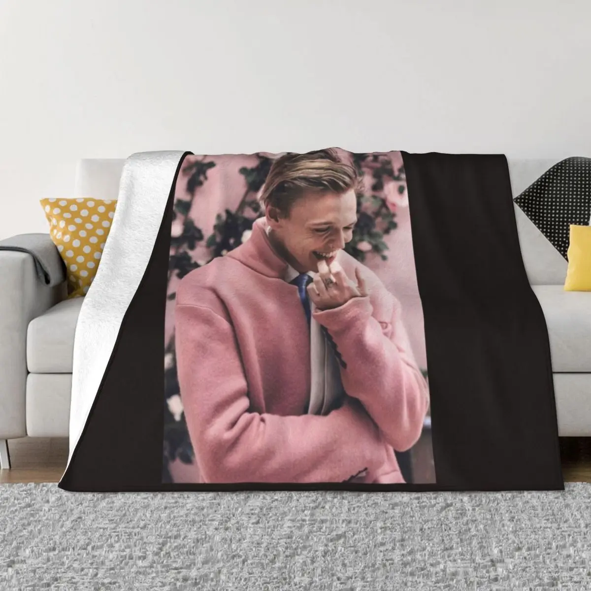 

Jamie Campbell Bower Throw Blanket Stuffeds Hairys Blankets