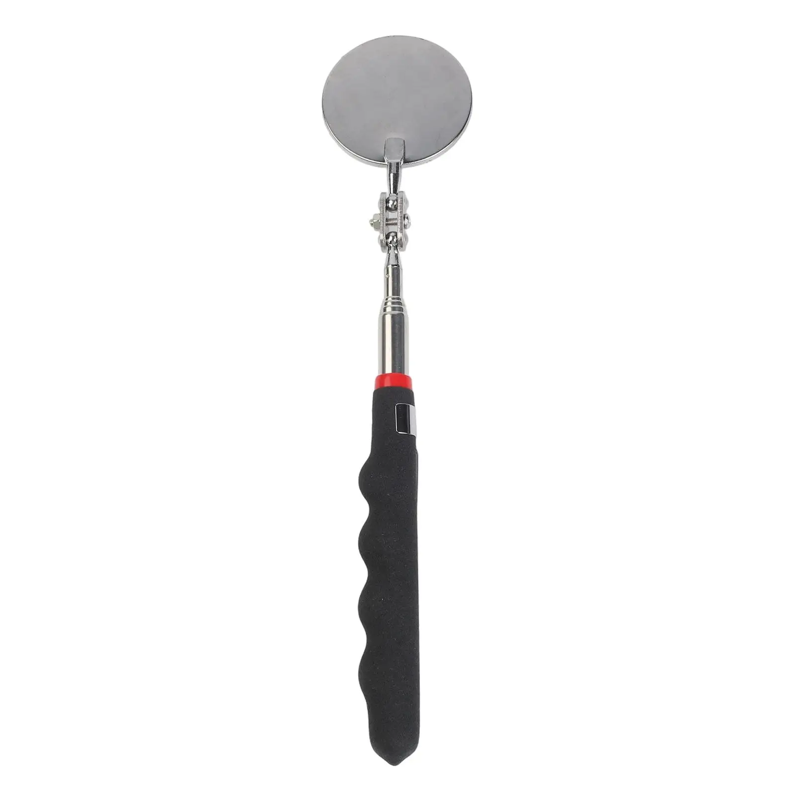 360-Grad-Inspektionsspiegel, verstellbarer Griff, 24–72 cm, Teleskopspiegel, Teleskopkopf, teleskopischer, klappbarer Visitationsspiegel – Detail 2