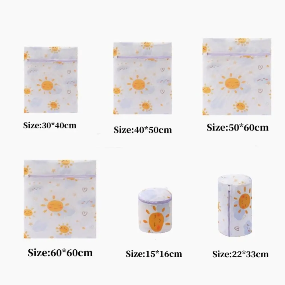Portable Washing Machine Laundry Bags Printing Mesh Wash Bag Clothing Organizer Foldable Laundry Wash Bag Home 6