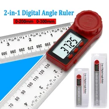 

0-200mm 0-300mm Digital Meter Angle Inclinometer Angle Digital Ruler Electron Goniometer Protractor Angle finder Measuring Tool