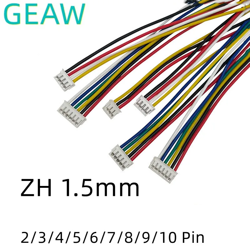 zh-1-5mm-2-3-4-5-6-7-8-9-10-jst-28awg