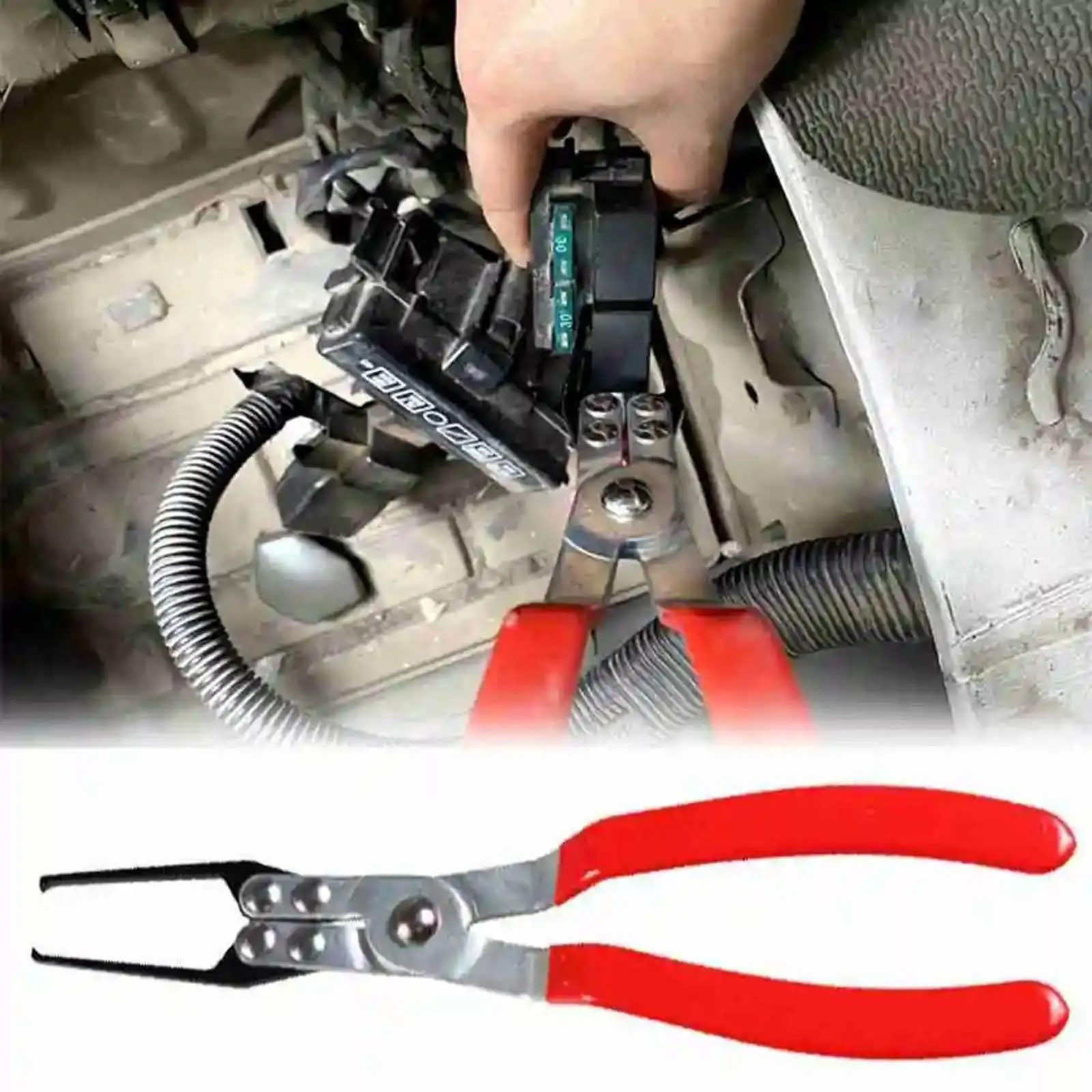 Generic Auto Relay Puller Plier Fuse Remover Tool Car Relay Comfortable Grip Automotive Universal Pliers Portable Relay Clamp