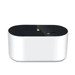 Premium Portable Waterless Aroma Diffuser - Compact Essential Oil Nebulizer (White)