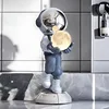 Astronaut Spaceman Floor Holding Lamp Ornaments, Light, Luxury, High-end Decoration, Luminous, Bluetooth Speaker, Living Room 6