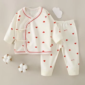 Hospital Newborn Set 100% Cotton Long Sleeve 1
