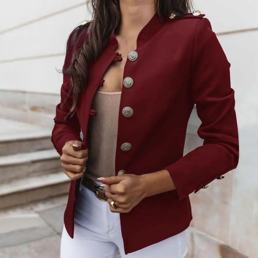 

Woman Jackets for Women 2023 Chic Coats Female Casual Single breasted with Pockets Jacket New Outerwear Tops