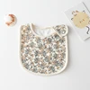 INS Style Infant Baby 100% Cotton Bibs Waterproof Cartoon Bib Burp Cloth Newborn Boy Girl Feeding Bibs Saliva Towel 4