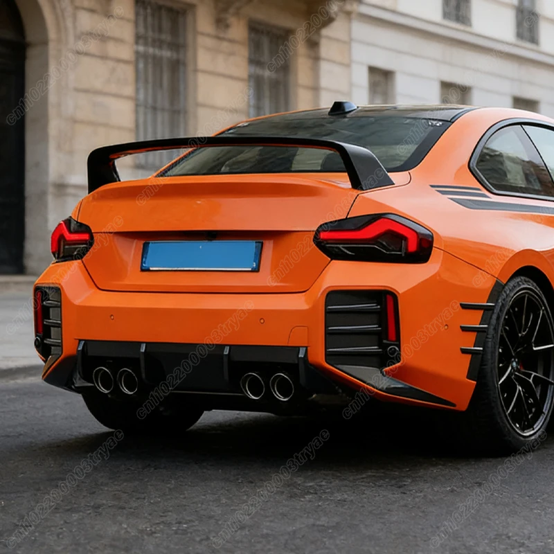 BMW 2 시리즈 M2 G87 2022 2024 차량용 리어 범퍼 MP 스타일 스플리터 사이드 스플리터 바디 보호 장식 개조 키트