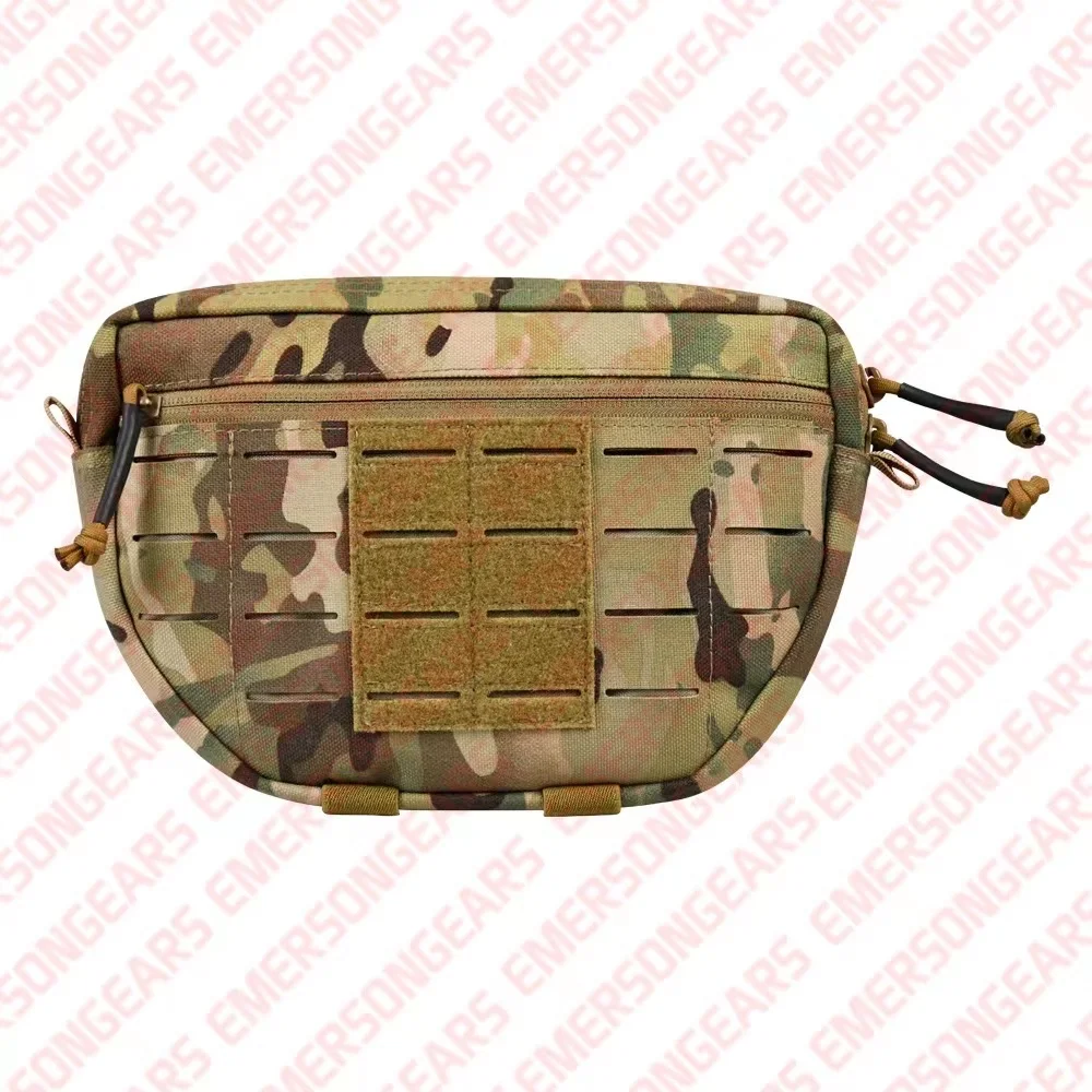 

1000D Nylon laser cutting tactical Abdomen pouch vest additional storage pouch