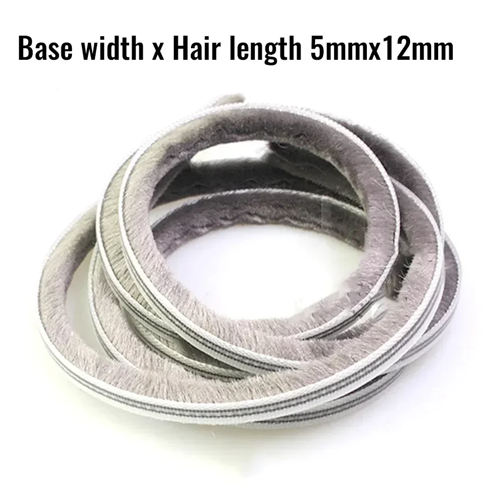 Weatherproof Seal Strip for Doors and Windows - Draught Excluder and Insulating Brush Strip for Home Improvement