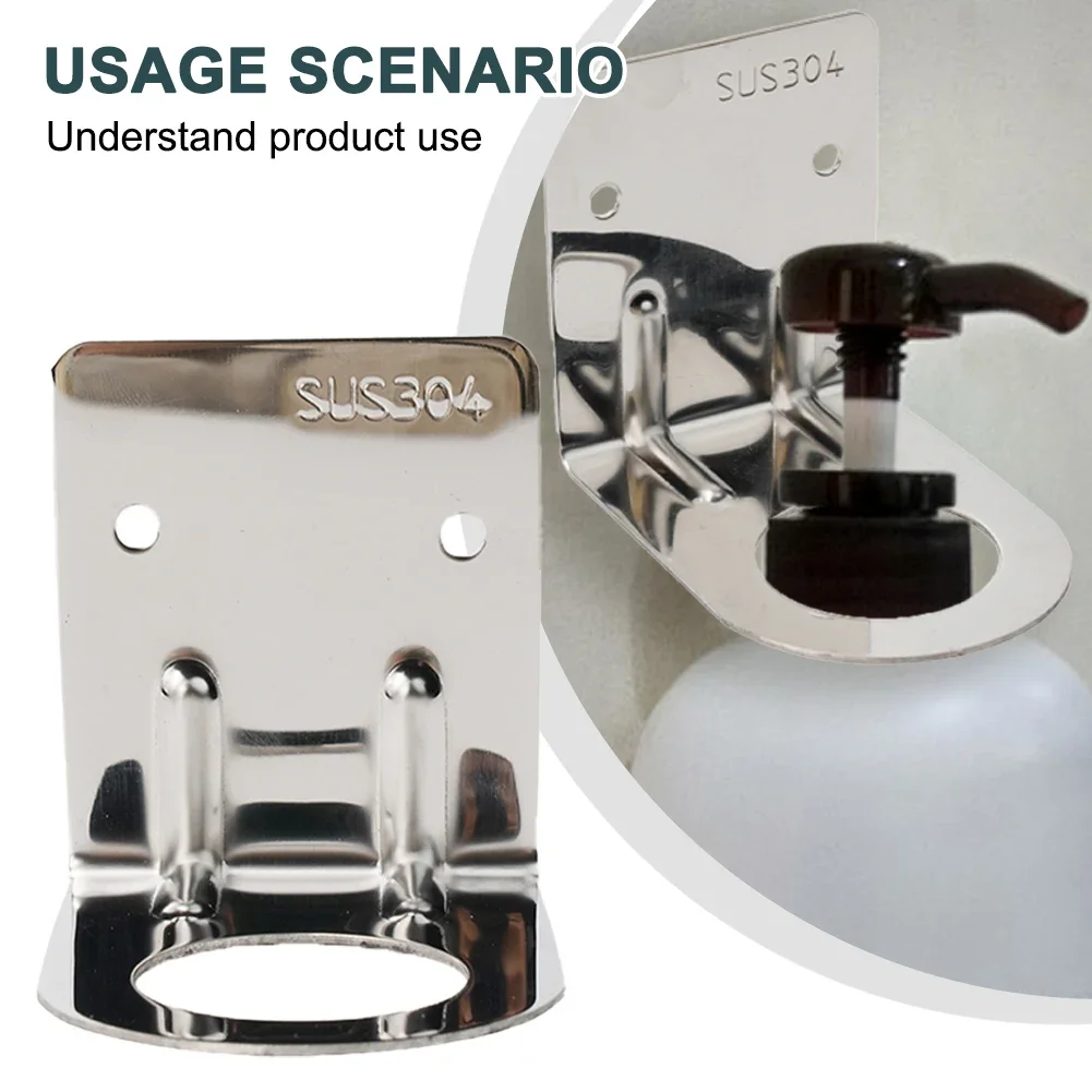 

Shower Gel Bottle Rack Hook Hanging Hanger Wall No Drill Paste Bracket Shampoo Soap Liquid Bottle Holder Stand Hook