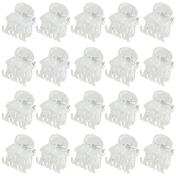 Transparent 6-Claw Orchid Clips 1