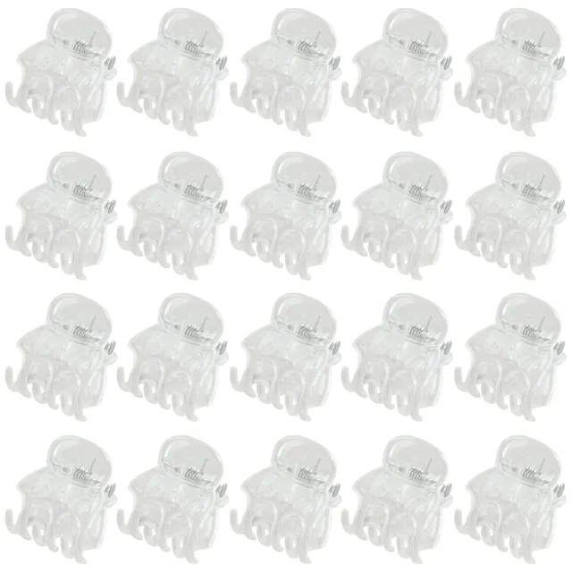 30-1000Pcs Átlátszó 6 Karmok Orchidea Klipek Műanyag Pillangóvirágok Támogató Tiszta Rögzítő A Kerti Szőlő Növények Hegymászáshoz