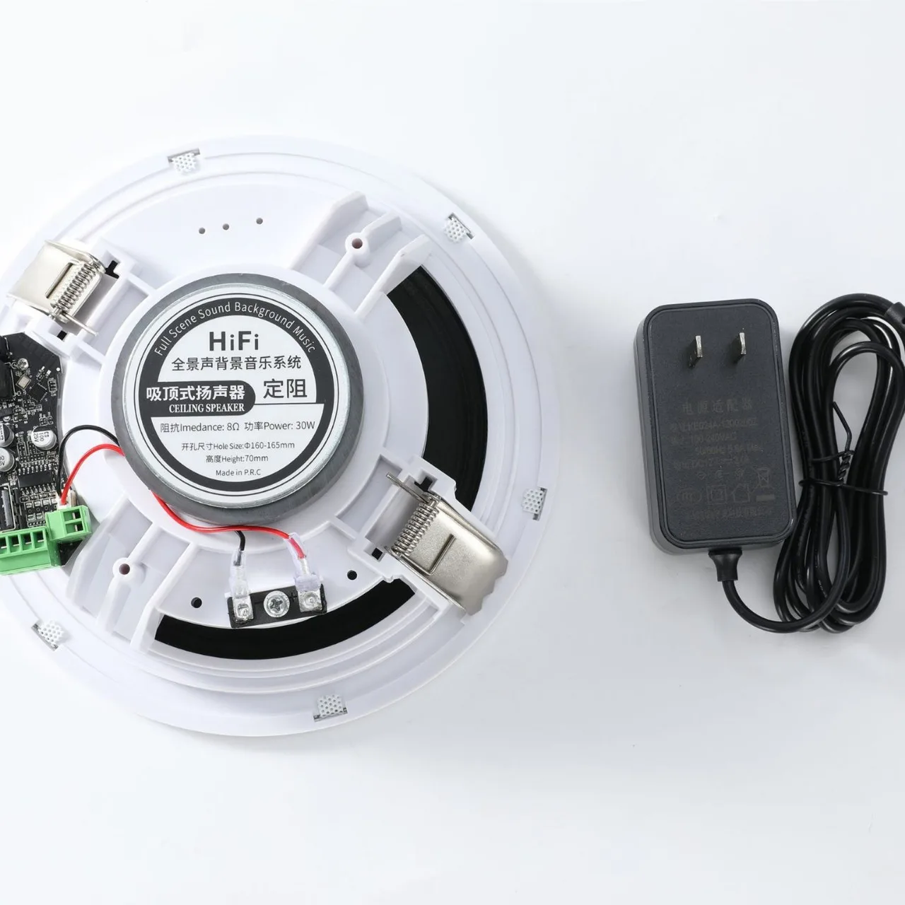 Embedded Sound Column Ceiling Speakers Ceiling Hanging Broadcast Speaker Audio Wireless Bluetooth Connection with Remote Control