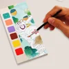 20 Sheets Portable Children Watercolor Painting Book Paint With Water Kids Gouache Graffiti Picture Coloring Drawing Toys Gifts 4