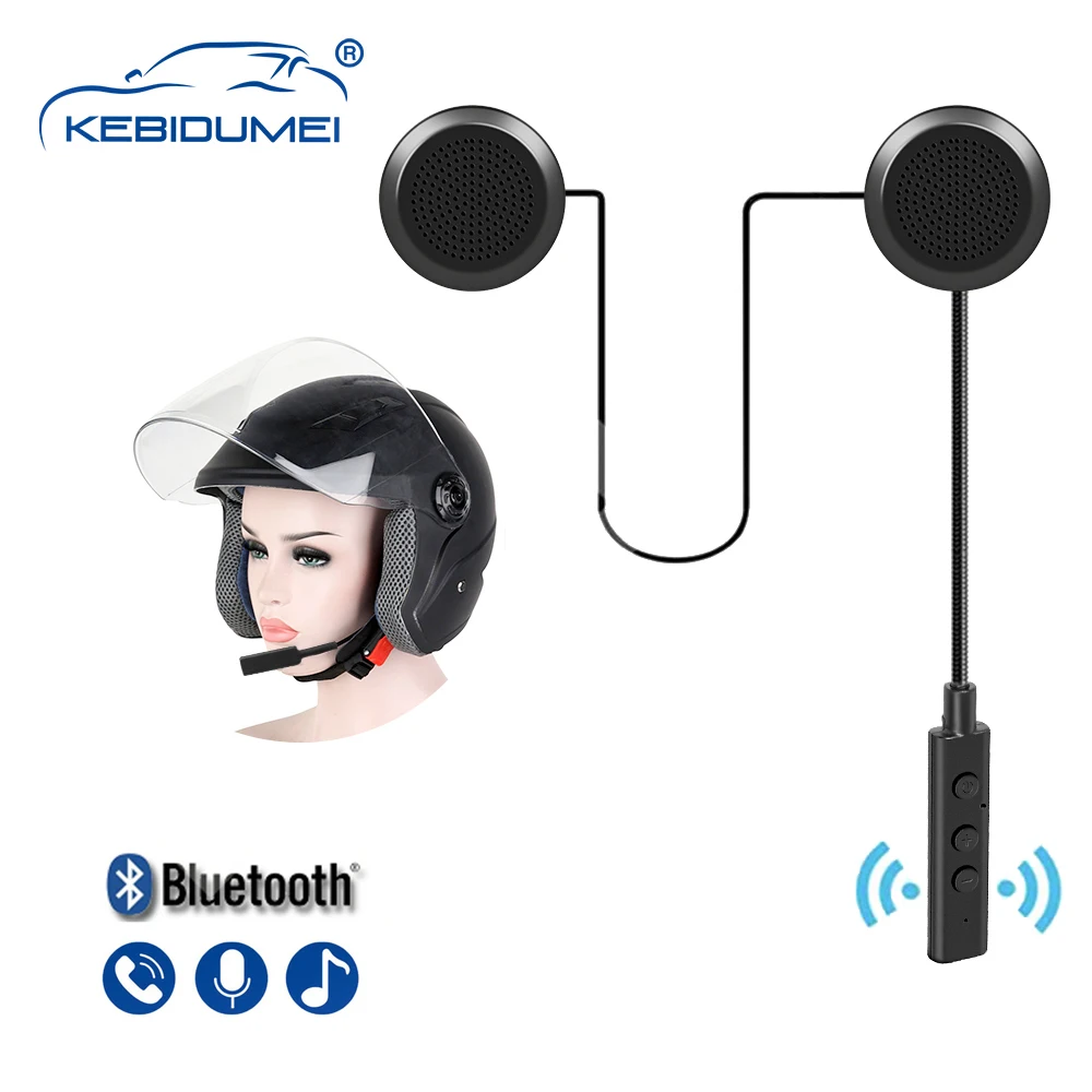 

BT-M Bluetooth 5,0 беспроводная гарнитура для мотоциклетного шлема, стереонаушники для режима «свободные руки», наушники для мотоциклетного шлема, MP3 динамик