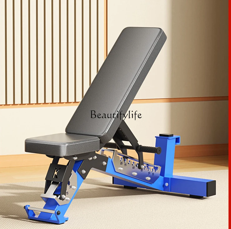 

Gym Sit-Ups Large Flat Stool Multi-Functional Professional Flying Bird Folding Press Bench