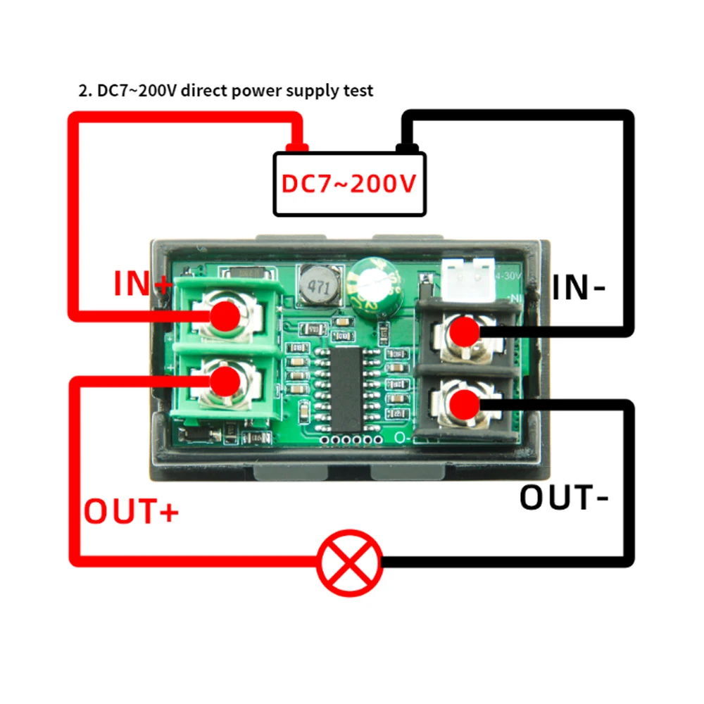 DC 0-200V 20A Voltmeter Ammeter KWS Power Energy Meter LED Digital DC Wattmeter Meter 9-in-1 Multi-function Measuring Instrument 5