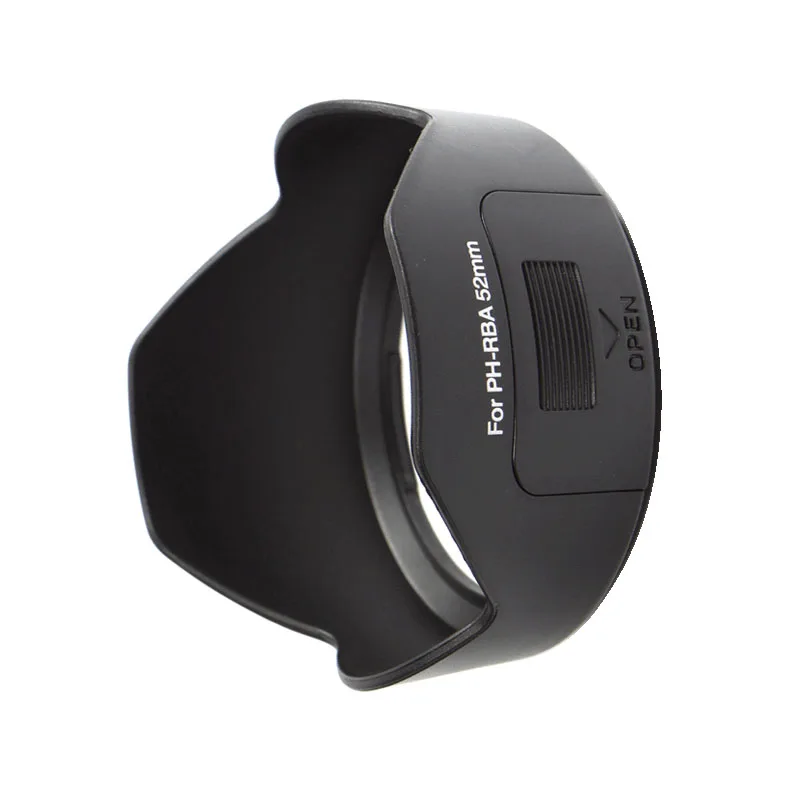 Camera Lens Hood 52Mm Copertura Ph-Rba Adatto Per Pentax K10D K20D K100D K110D Kx Km K-R K-Ii K-30 Con Da 18-55Mm F3.5-5.6 Lens