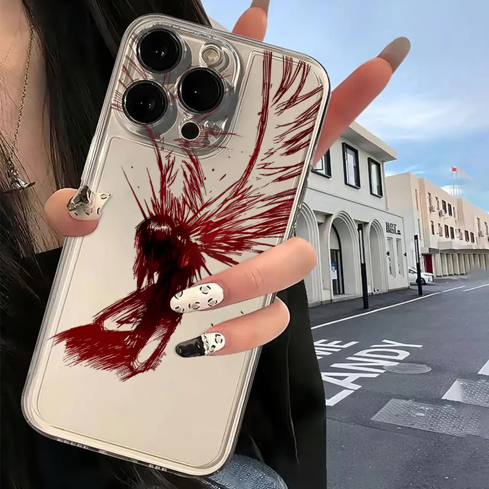 Luxury Black Angel Death Demon Phone Case Cover