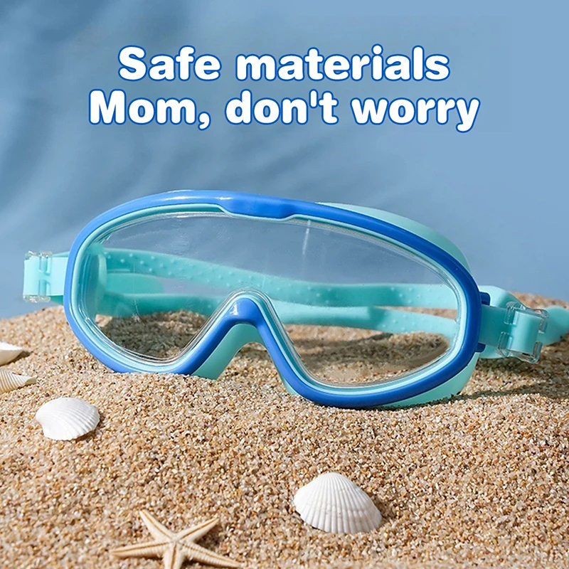 Popular Online Waterproof And Anti Fog Large Frame Professional Diving Goggles, Adult Swimming Goggles