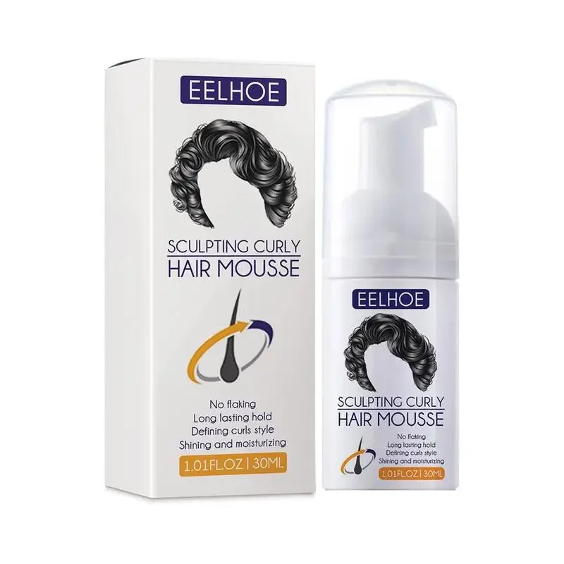 Curl Enhancers Hair Curl Mousse Spray Shaping Curly Styles Natural Boost Sculpting Hair Bounce Cream Curly Product